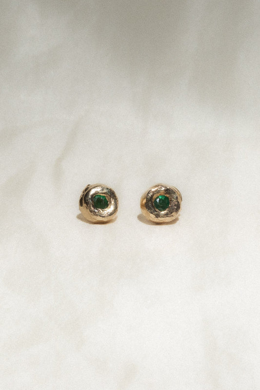 Emerald Studs