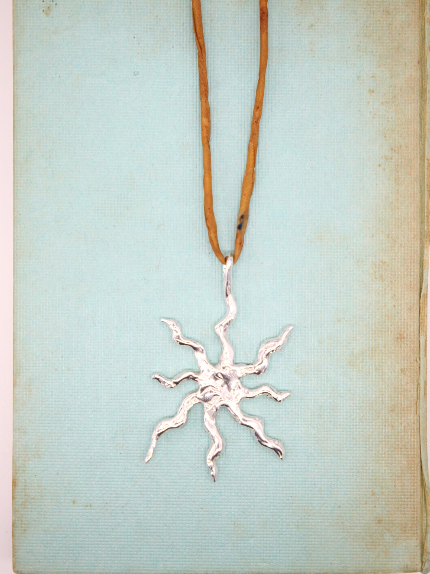 Soleil Pendant with Silk Chord