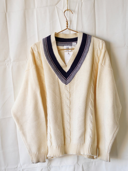 Vintage Cable-knit sweater