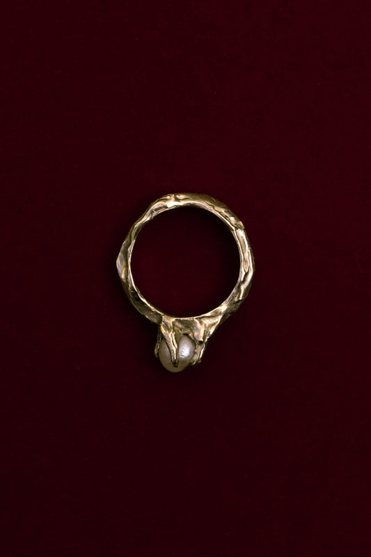 Baroque Pearl Ring